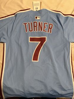 Trae Turner Jersey Blue Size M