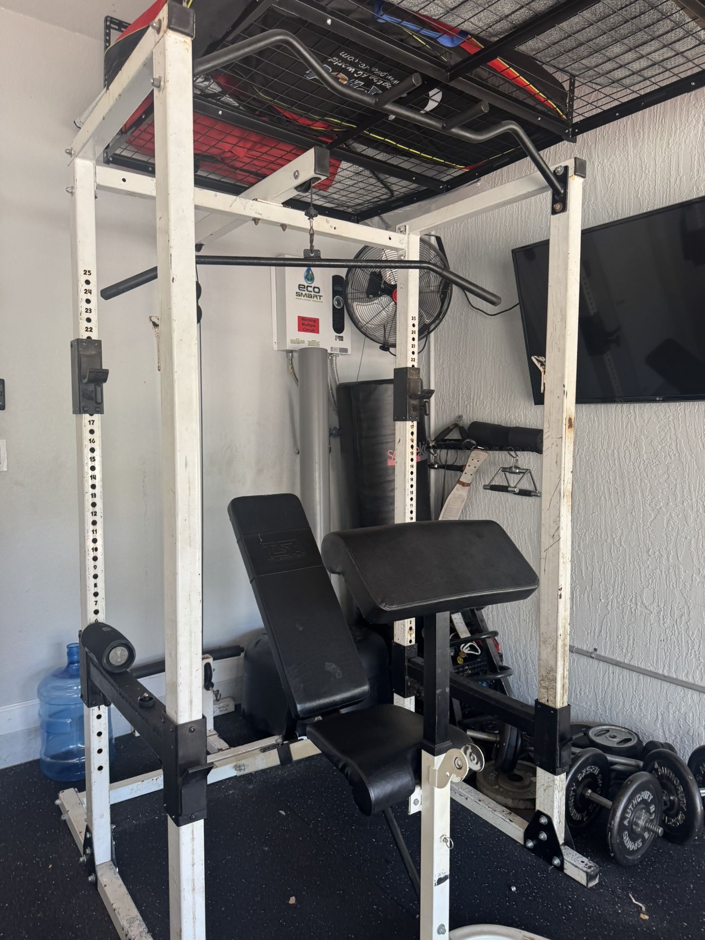 Weight Machine, Bench And Weights