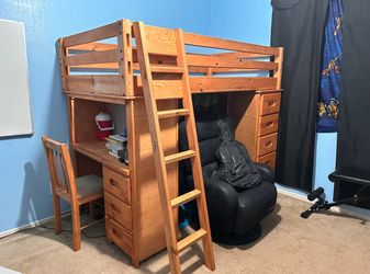 Loft Bed With Desk And Chair