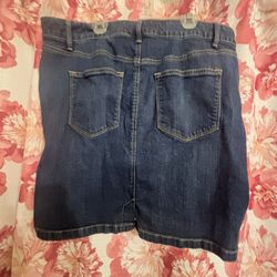 Denim  Mini Skirt  By Sonoma 