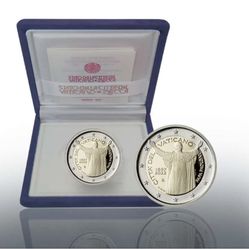 Vatican City 2 euro coin 2022 BU Pope Paul