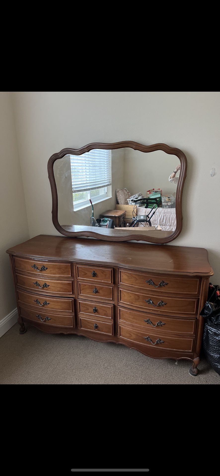 Dresser And Mirror