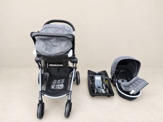 Evenflo Pivot Modular Travel System with LiteMax Infant Car Seat & Base