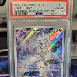 N's Reshiram 167/159 Journey Together Stamped PSA 10