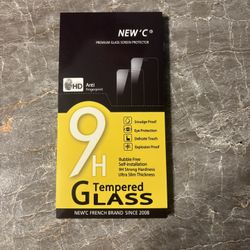 NEW'C (2) Tempered Glass Screen Protectors