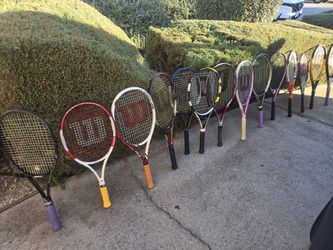 Tennis Rackets Collection Lot 