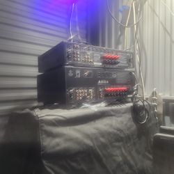 2 Recievers x1 DENON, x1 Marantz