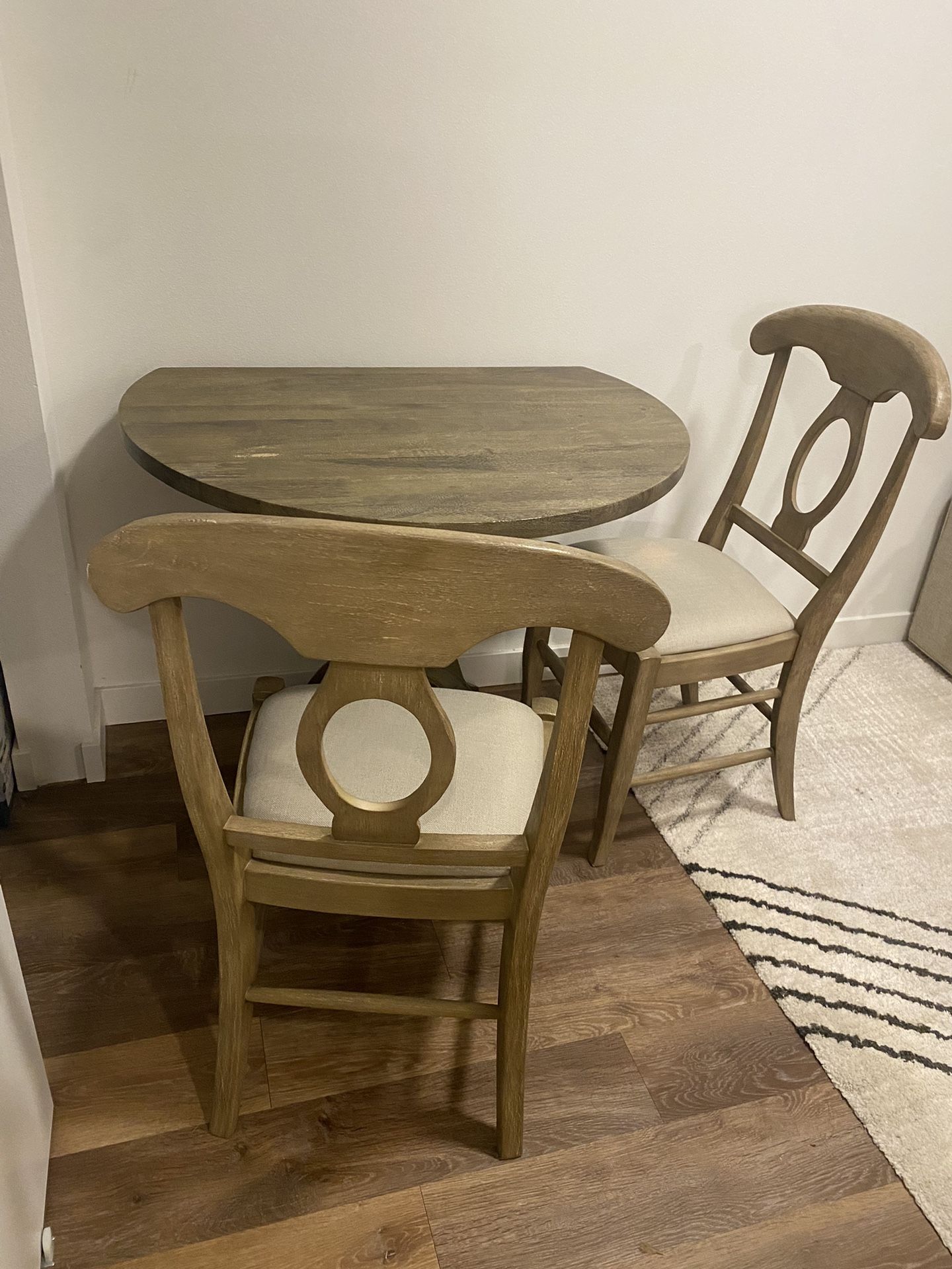 Dining Table With 2 Chairs