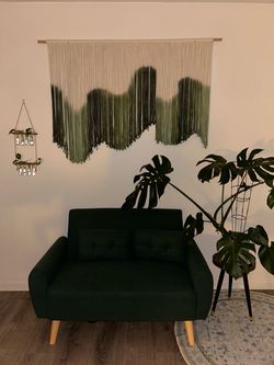 Green small couch
