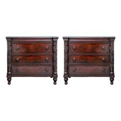 Ralph Lauren Safari Collection Mahogany chest of drawer/ nightstand