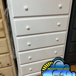 White Jumbo Pinewood Dresser Cajonera Comoda Nueva 