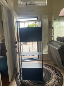 Black 5-tier Bookshelf