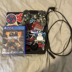 PS4 Slim 500Gb Includes Three Games A Controller Wire And HDMI 