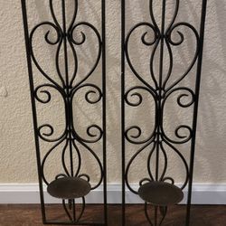 Wall Metal Candle Holders