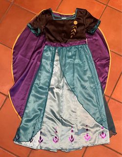 NWT Disney Store Frozen Anna Kids Halloween Costume Size 7/8