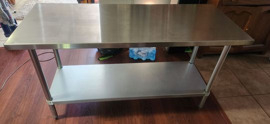 Regency Stainless Steel Work Prep Table