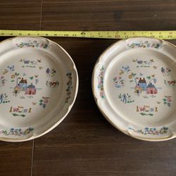 Decorative Plates Japanese Both For $7