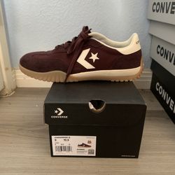 Burgundy Red Run Star Trainer Converse 