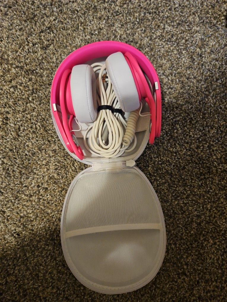 Pink Beats Headphones