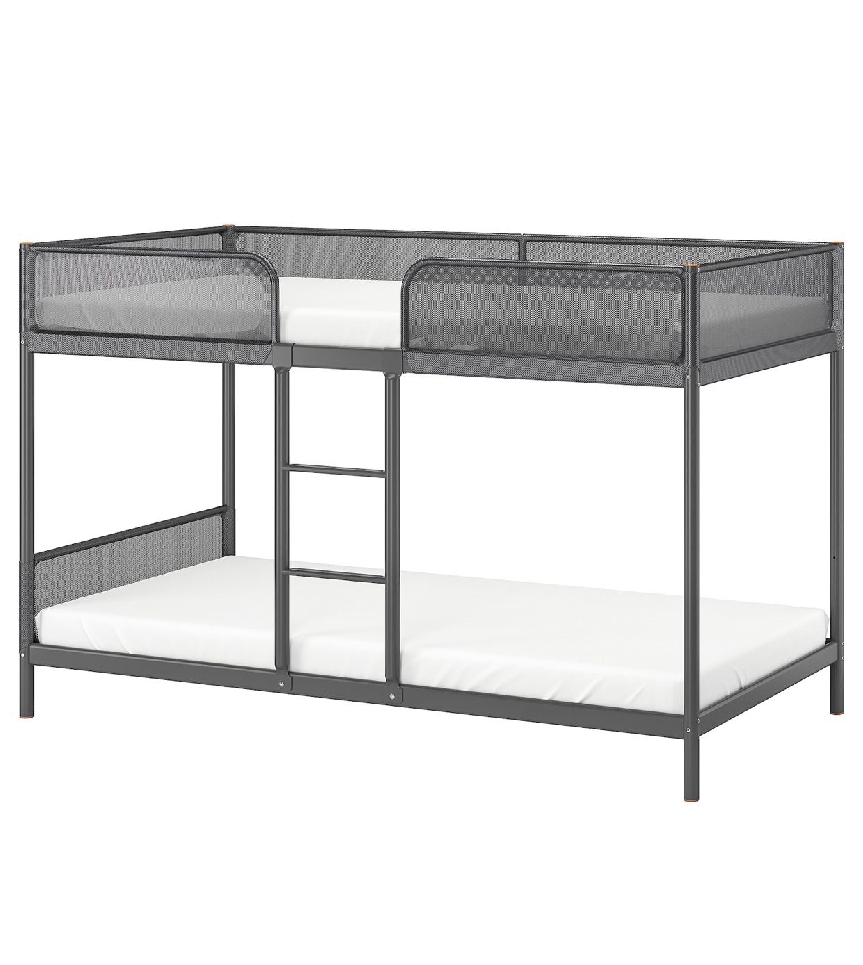 Gray twin bunk bed - Frame only