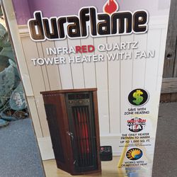 Duraflame Infrared Quartz Tower Heater with Fan 1500  Watt