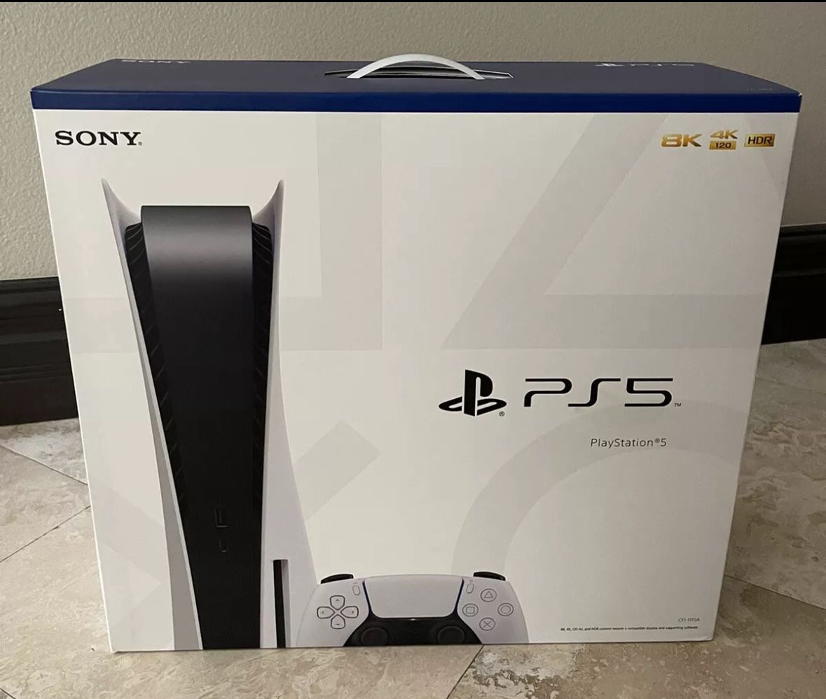 PlayStation 5 (PS5) – Disc Edition – Never Opened!