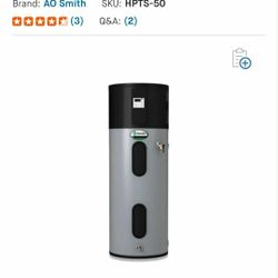 Ao smith Voltex Commercial Grade Water Heater 50 Gal