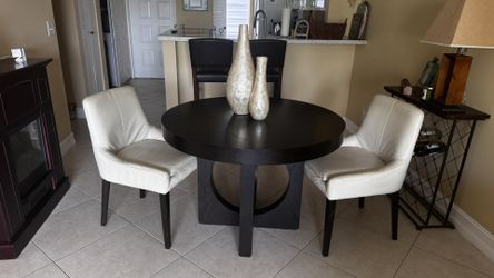 West Elm Solid Wood Dining Table — Free Chairs Included