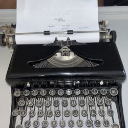 Antique Royal Typewriter From The 1930’s