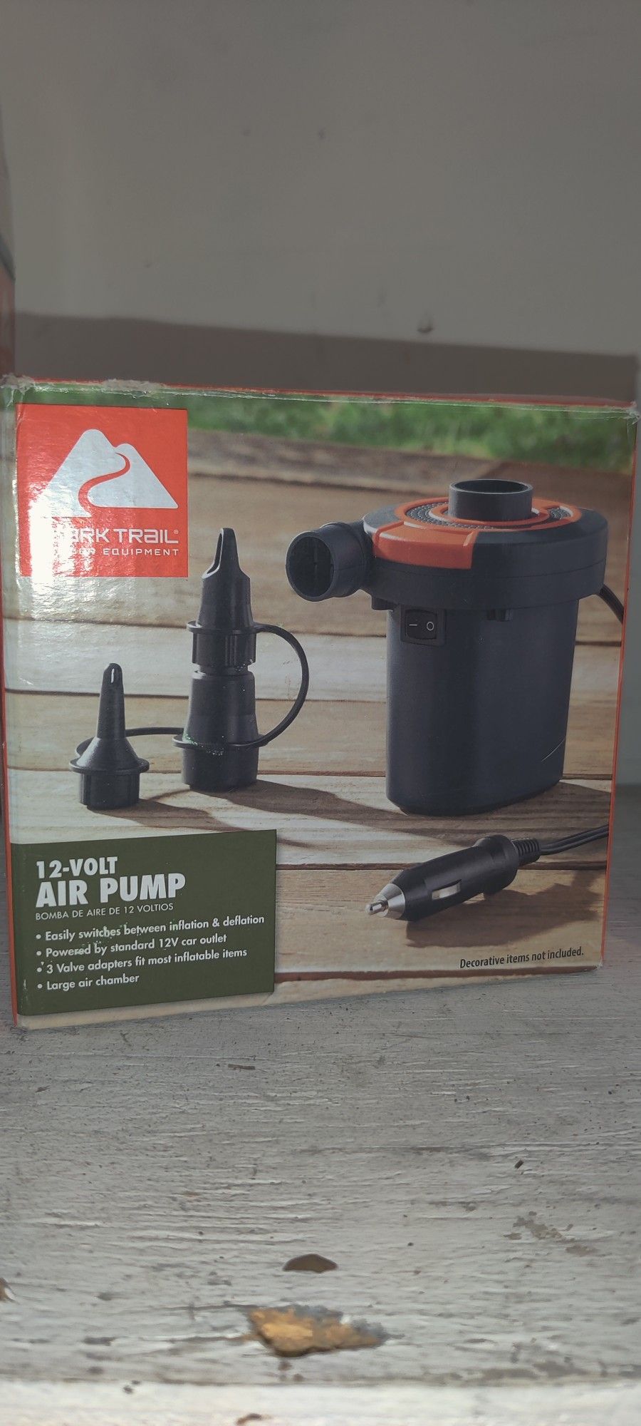 Ozark Trail Sidewinder 4" 120V AC Plug Electric Air Pump And Car Charger Pump (2)
