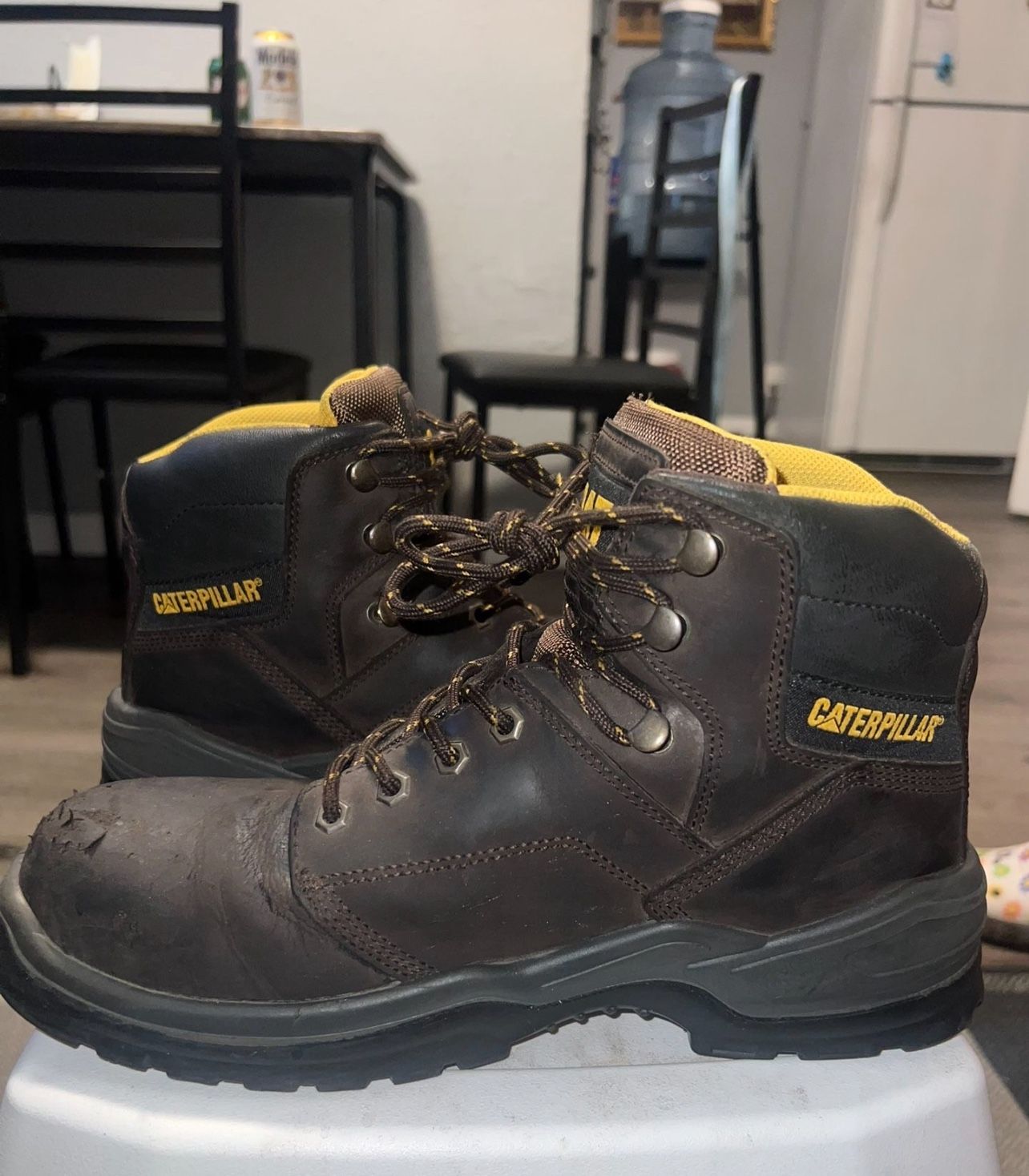 CAT STEEL TOE BOOTS 