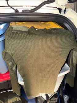Military Surplus Sweaters & Trench Coats — DLA Valor