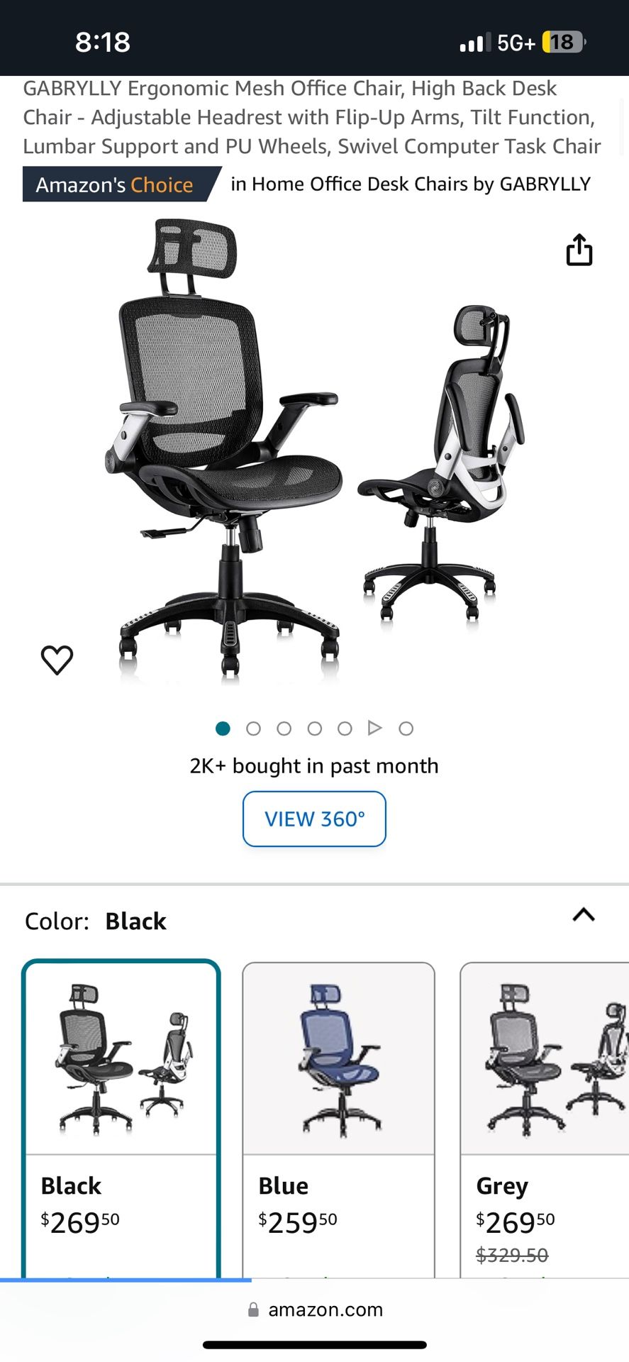 Ergonomic Office Chair/ Gaming Chair