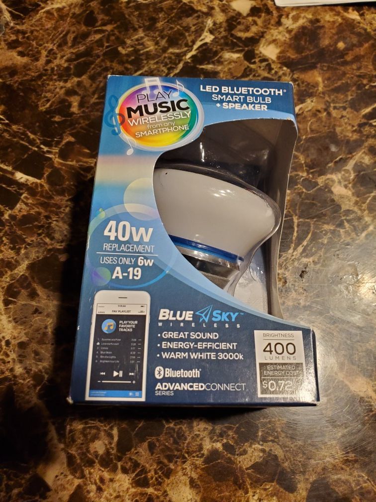 LED Smart Blub with Bluetooth
