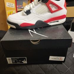 Jordan Red Cement 4  Sz 12
