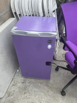 Purple mini Fridge