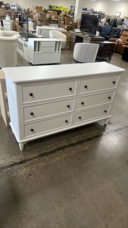 Lila white dresser 62”