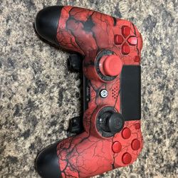 Custom SCUF Infinity PS4 Controller – Red Crackle Edition 🔥