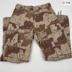 rotcho military desert camo cargo pants small