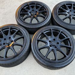 rims black rines 5x114.3 wheels Fits Infiniti M35 G35 G37 Q40 Accord Civic Mustang Lancer Altima Maxima Wrx Camry Mazda Scion Acura Lexus Kia Dodge 
