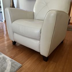 Leather Reclining Sofa Chair