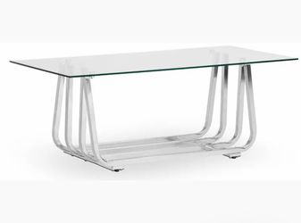 Chrome coffee table