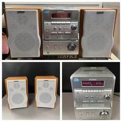 Sony HCD-EP707 Micro Hi-Fi Component CD Stereo System Cassette w Remote. CD NOT Working. Cassette and tuner work.