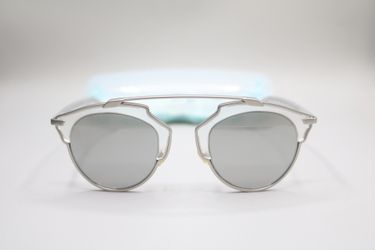 Christian Dior “Dior So Real” Silver Frame Sunglasses