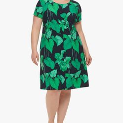 Tommy Hilfiger Women's Short Sleeve Round Neck Jersey Mini Shift Dress