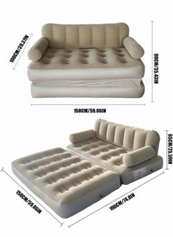 Inflatable Sofa Bed Convertible Air Mattress