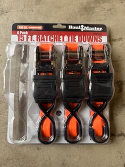 Haul Master 15ft Ratchet Tie Downs