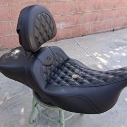 Saddleman Road Sofa Seat LS Extended Reach With Driver Backrest 