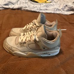 Jordan 4 Off White Beige