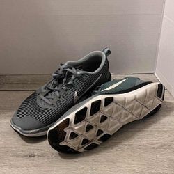 Nike Free Running Shoes Size 11 Blue And White Men (Check Pics For Flaws)